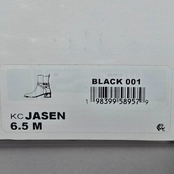 NWT Calvin Klein Women's Jasen Block Heel Black Booties - Picture 8 of 9